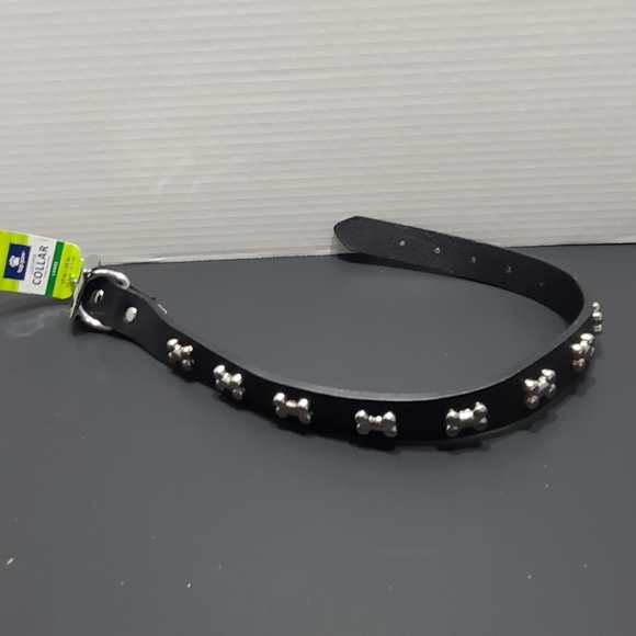 Top Paw leather-pet collar blacksmith Bones - Picture 2 of 2